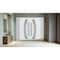 Vdomdoors Aluminum Double Doors Deux 6500 White Enamel Frosted Glass 2 Sidelights Entry Modern Painted 100x96 DEUX6500DEXD-BEM-W14+72+14xH96-RH-I - alternate 6