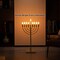 Vintiquewise Gold Finish Modern Contemporary Hanukkah Menorah with Remote Control for Home, Office, or QI004694.GD - alternate 9