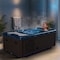 Kplunge 69in 1-Person 2-Jets All-in-One Cold Plunge and Hot Tub Built-in Chiller, Lights, and WiFi in Blue CP-CH7939BL - alternate 9