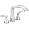 Delta Stryke Three Hole Roman Tub Trim, 11in, Lumicoat Chrome T2776-PR - alternate 1