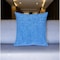 Homeroots 18" Blue Cotton Throw Pillow 529256 - alternate 1