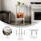 Flash Furniture Reese 24x18 Portable Work Table, Stainless Steel Top Shelf and Adjstbl Glvnzd Steel Undershelf NH-WT-2418-GG - alternate 7