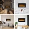Northwest 36-Inch Wall Mounted Electric Fireplace Modern Fireplace with Floor Stand, Remote, Adjustable Heat 80-WSG03 - alternate 6