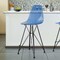 Leisuremod Cresco Acrylic Barstool - Modern ABS Plastic Counter Stool with Steel Legs & Footrest CRBL-30TBU - alternate 7