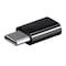 Monoprice USB-C Male to Micro B Female Adapter_ Black 18628 - alternate 1