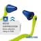 Sellstrom Reusable Non-Allergenic polymer Ear Plugs, Bell Shape, 25 dB, High Visibility Green S23430 - alternate 6