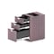 Boss 3 Drawer Desk Pedestal, Driftwood, Legal, Letter N166-DW - alternate 2
