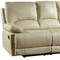 Homeroots 89" Beige Faux Leather Sofa With Black Legs 329412 - alternate 5