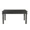 Homeroots 60" Black Solid Wood Dining Table 521836 - alternate 6