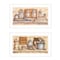 Homeroots Set Of Two My Happy Place 1 White Framed Print Wall Art, 2PK 406176 - alternate 1