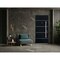 Vdomdoors Steel Door Deux 6083 Black Enamel Stainless Inserts Entry Door Painted W36xH80 Right hand Inswing DEUX6083EXD-BLK-W36 x H80-RH-I - alternate 4