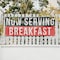 Signmission Now Serving Breakfast, 36 Inch x 96 Inch, Vinyl Banner B-96-30764 - alternate 5