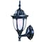Homeroots Matte Black Lamp Shape Swing Arm Wall Light 399218 - alternate 1