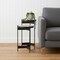 Homeroots Set of Two Brown And Black Marble And Metal Nested Tables, 2PK 604468 - alternate 6
