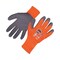Ergodyne ProFlex 7401-CASE Coated Lightweight Winter Gloves, EN388: 2131X, 9" Long, Medium, Orange, Pair 17623 - alternate 1