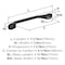 Amerock Ravino 5-1/16 inch (128mm) Center-to-Center Oil-Rubbed Bronze Cabinet Pull, 10PK 10VMP21937ORB - alternate 3
