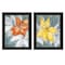 Homeroots Set Of Two Tiger Lilies 2 Black Framed Print Wall Art, 2PK 406033 - alternate 1