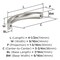 Amerock Parabolic 3-3/4 inch (96mm) Center-to-Center Satin Nickel Cabinet Pull, 10PK 10VMP37346G10 - alternate 4