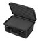 Panaro 16.3x11x7.5 in black 100% recycled plastic, IP65 certified ruggedized case with foam EKO60DS - alternate 3