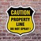 Signmission No Spray Shield Sign Caution Property Li, 6 inch X 6 inch, Plastic Sign, 2PK SHI-P-2PACK-6-404 - alternate 6