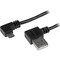 Startech.Com 1m 3 ft Micro-USB Cable with Right-Angled Connectors - M/M - USB A to Micro B Cable USB2AUB2RA1M - alternate 1