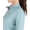 Berne Womens XL Heathered Eggshell Blue Midweight UPF Quarter-Zip Shirt WSH14HESBR480 - alternate 1
