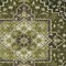 Homeroots 8' X 10' Olive Green Ivory And Brown Oriental Washable Indoor Outdoor Area Rug 600177 - alternate 8