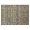 Homeroots 2' X 3' Blue and Orange Floral Washable Non Skid Indoor Outdoor Area Rug 564347 - alternate 9