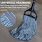 Bison Life Heavy Duty Wet Mop Head Replacement, Blended Looped End String Cleaning 1.25" Headband Mop Refill BIS-KH-GCM-03 - alternate 9