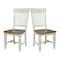 Whitewood Industries Set of Two Vista Slat Back Dining Chairs CI79-65P - alternate 9