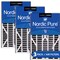 Nordic Pure 16x25x3 Plus Carbon Pleated Air Filter, High Capacity, MERV 12, 3 PK 16x25x3ABPM12C-3 - alternate 1