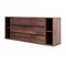 Homeroots 63" Walnut Solid Wood Six Drawer Double Dresser 473097 - alternate 1