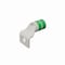 Burndy One-Hole Compression Lug, 1 AWG Max, Standard Barrel, Copper, Green YA1CL290 - alternate 1