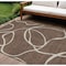 Homeroots 8' X 10' Brown And Beige Abstract Washable Indoor Outdoor Area Rug 597466 - alternate 1