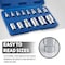 Neiko E-Torx Socket Set, E4 to E24, Cr-V Steel 04300A - alternate 6