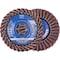 Pferd PFERD Flap Disc, PVL-R, POLIVLIES CURVE, 5in x 7/8, Medium, Aluminum oxide 45924 - alternate 1
