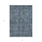 Homeroots 8' X 10' Navy and Black Oriental Washable Non Skid Indoor Outdoor Area Rug 563832 - alternate 9