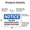 Signmission You May Encounter Nudity Beyond This Point, 18 Inch X 12 Inch, Aluminum Metal Sign, 2PK OS-2PACK-NS-A-1218-L-19094 - alternate 7