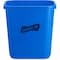 Genuine Joe 28 Quart Recycle Wastebasket - 15  x 14.5  x 10.5 - Blue - 1 Each GJO57257 - alternate 1