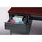 Hirsh Left-Hand Single Pedestal File Office Desk W/ Center Drawer, 30 in D X 29.5 in H, 66 in W X 20099 - alternate 7