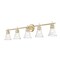 Z-Lite Belle 5-Light Vanity, 42 in W, Modern Gold 7519-5V-MGLD - alternate 8