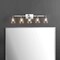 Jonathan Y Marion 36.5" 5-Light Hurricane Metal/Seeded Glass LED Vanity Light, Chrome JYL7901A - alternate 12