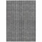 Homeroots 9' X 12' Gray And Silver Striped Washable Indoor Outdoor Area Rug 615053 - alternate 9