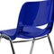 Flash Furniture Navy Stack Chair-Chrome Frame, PK5 5-RUT-16-NVY-CHR-GG - alternate 9
