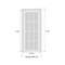 Sartodoors French Interior Door, 28" x 96", White QUADRO4002ID-WS-2896 - alternate 7