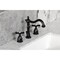 Kingston Brass Widespread Bathroom Faucet with Brass Pop-Up, Matte Black KB1970BEX - alternate 5