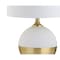 Jonathan Y Carr 23.5" Ceramic/Metal LED Table Lamp, White/Brass JYL5005A - alternate 8