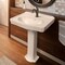 Whitehaus Collection 23 in Traditional Pedestal Sink with an Integrated Oval Bowl and Single Faucet Drilling B-LO914-LO915-1H - alternate 6