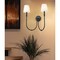 Z-Lite Jisele Matte Black 2 Light Wall Sconce 4505-2S-MB - alternate 6
