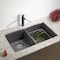 Blanco Diamond Equal Double Bowl, Cinder 441470 - alternate 6